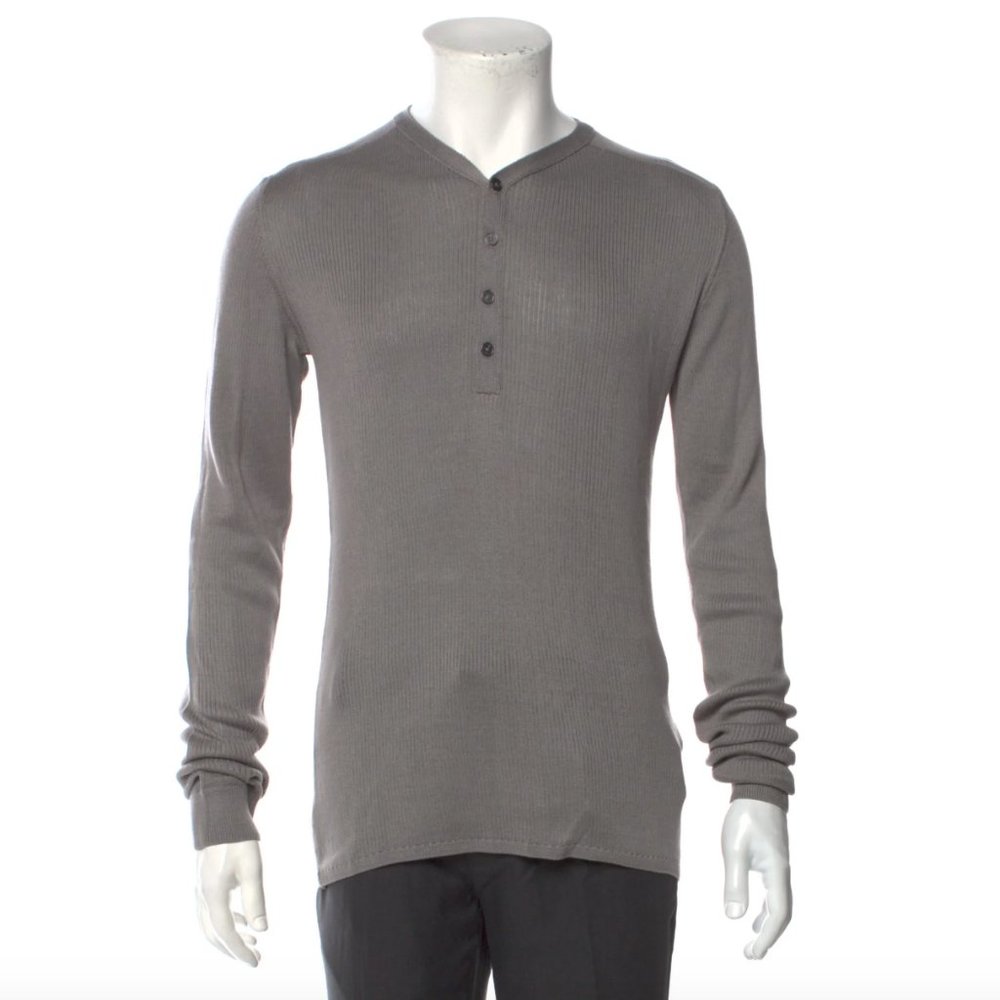 John Varvatos USA Long Sleeve Henley